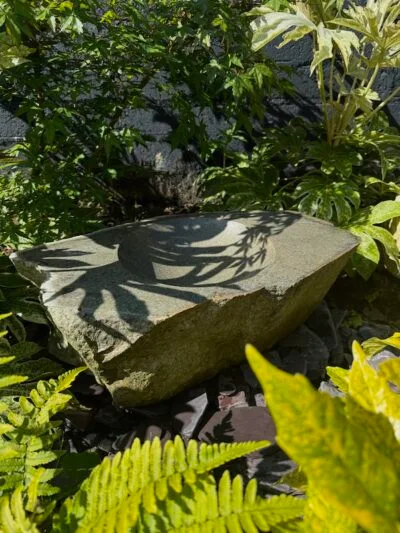 Stone Bird Bath SBB34 | Welsh Slate Water Features 01