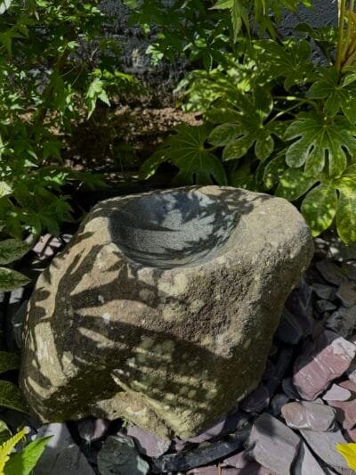 Stone Bird Bath SBB35 | Welsh Slate Water Features 01