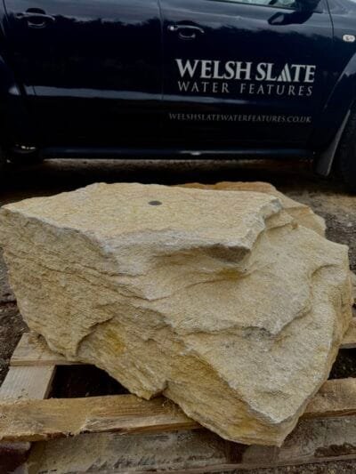 Stone Boulder SB212 Water Feature | Welsh Slate Water Features 06