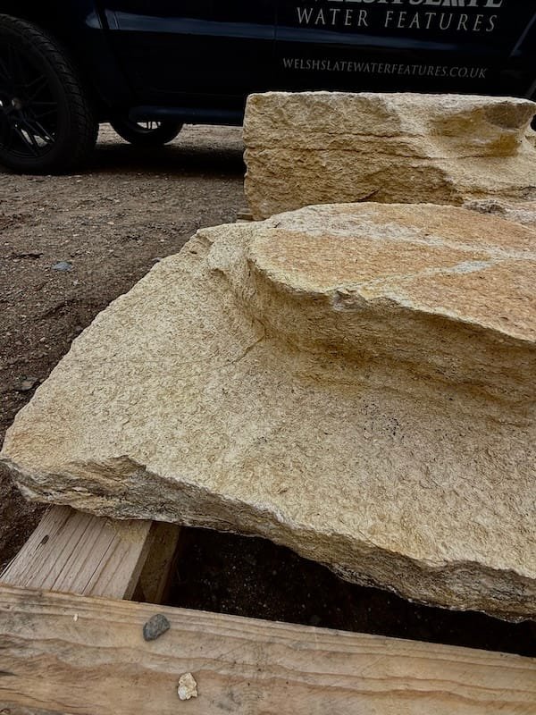 Stone Boulder SB213 Water Feature | Welsh Slate Water Features 02 Stone Boulder SB213 Water Feature | Welsh Slate Water Features 02