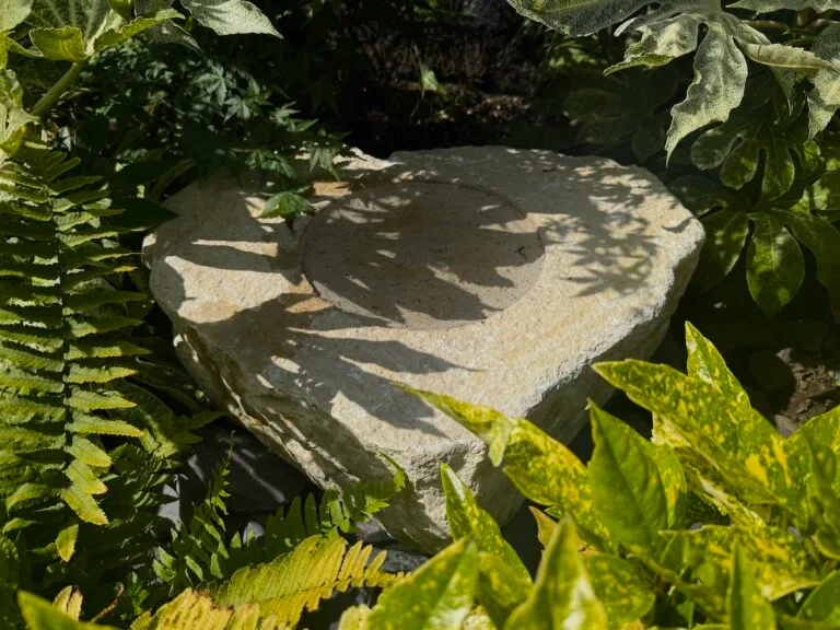 How to Make a Stone Bird Bath | Welsh Slate Water Features 11
