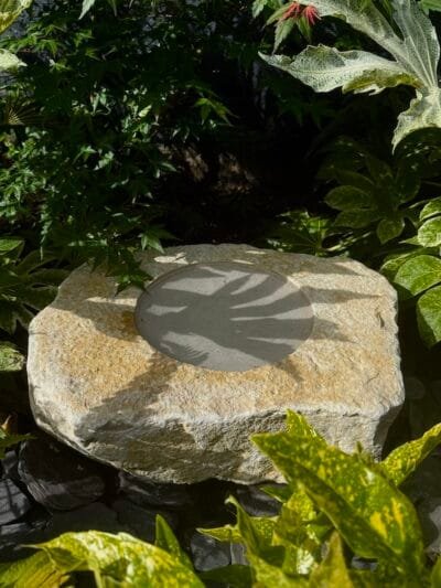 Stone Bird Bath SBB37 | Welsh Slate Water Features 02