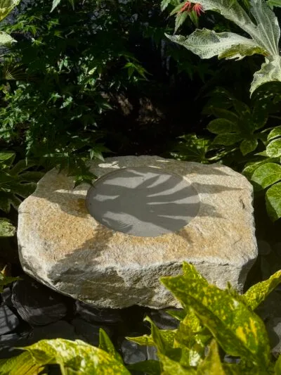 Stone Bird Bath SBB37 | Welsh Slate Water Features 02
