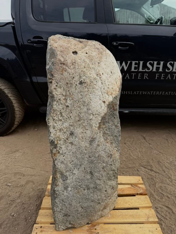 Stone Monolith SM387 Undrilled | Welsh Slate Water Features 03 Stone Monolith SM387 Undrilled | Welsh Slate Water Features 03