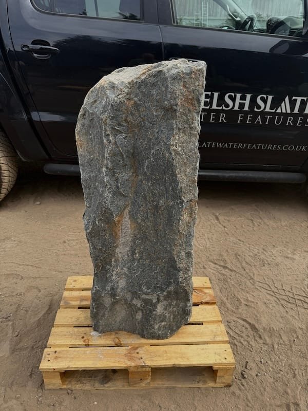 Stone Monolith SM387 Undrilled | Welsh Slate Water Features 04 Stone Monolith SM387 Undrilled | Welsh Slate Water Features 04
