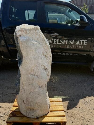 Stone Monolith SM391 Undrilled | Welsh Slate Water Features 15