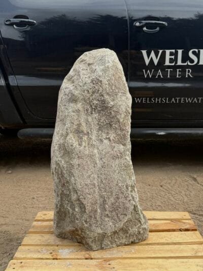Stone Monolith SM392 Undrilled | Welsh Slate Water Features 08
