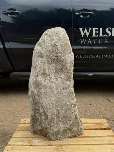 Stone Monolith SM392 Undrilled | Welsh Slate Water Features 08