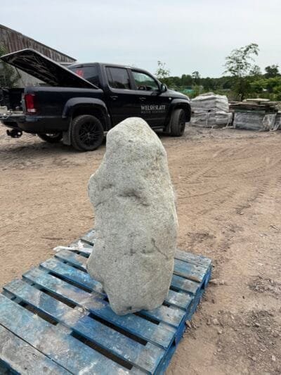 Stone Monolith SM397 Undrilled | Welsh Slate Water Features 01