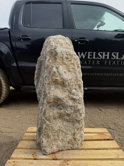Stone Monolith SM394 Undrilled | Welsh Slate Water Features 08