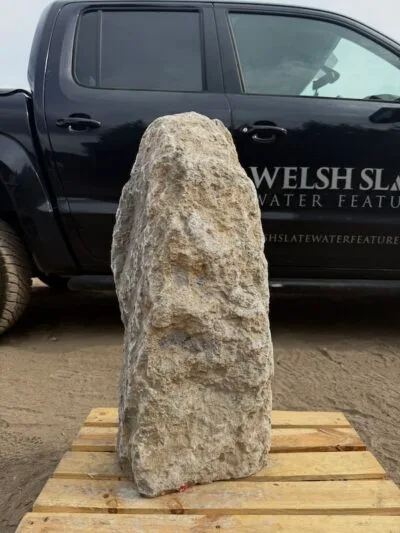 Stone Monolith SM394 Undrilled | Welsh Slate Water Features 08