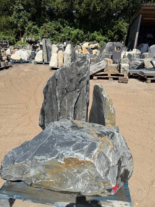 Triad of Stones TS22 | Welsh Slate Water Features 07 Triad of Stones TS22 | Welsh Slate Water Features 07