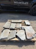 Slate Stepping Stones Pack of 9 | Welsh Slate Water Features 30