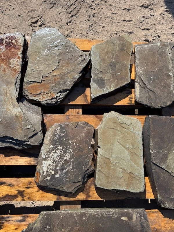 Slate Stepping Stones Pack of 9 | Welsh Slate Water Features 32 Slate Stepping Stones Pack of 9 | Welsh Slate Water Features 32
