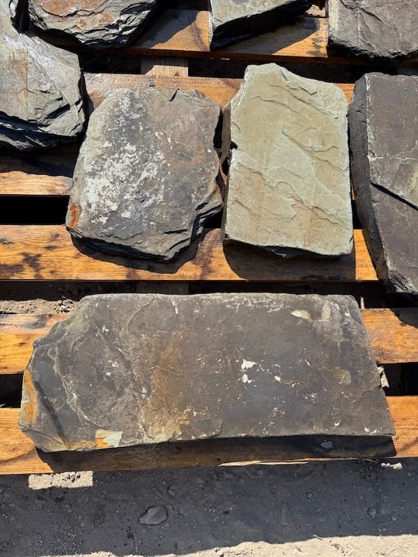 Slate Stepping Stones Pack of 9 | Welsh Slate Water Features 35 Slate Stepping Stones Pack of 9 | Welsh Slate Water Features 35