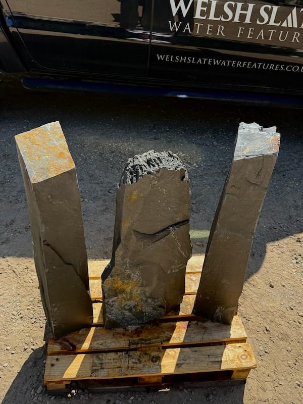 Triad of Stones TS24 | Welsh Slate Water Features 10 Triad of Stones TS24 | Welsh Slate Water Features 10