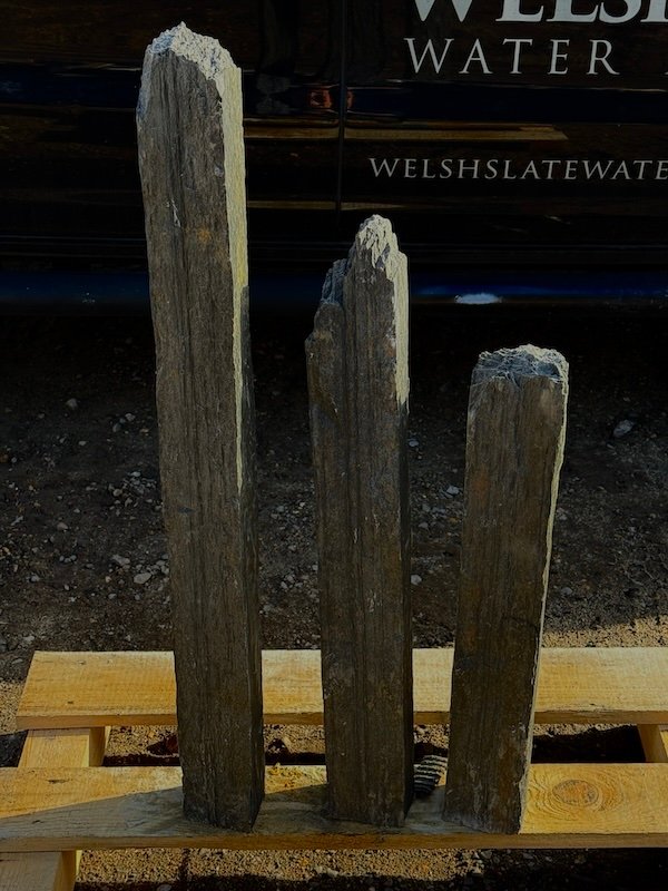 Triad of Stones TS25 | Welsh Slate Water Features 06 Triad of Stones TS25 | Welsh Slate Water Features 06