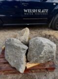 Trio of Boulders TS26 | Welsh Slate Water Features 01
