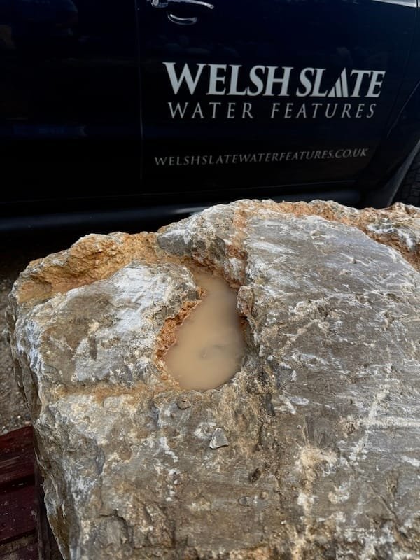 Water-Worn Stone Boulder SB239 | Welsh Slate Water Features 02 Water-Worn Stone Boulder SB239 | Welsh Slate Water Features 02