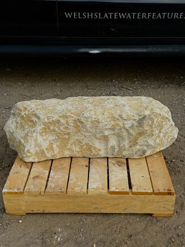 Purbeck Stone Boulder SB250 | Welsh Slate Water Features 02 Purbeck Stone Boulder SB250 | Welsh Slate Water Features 02
