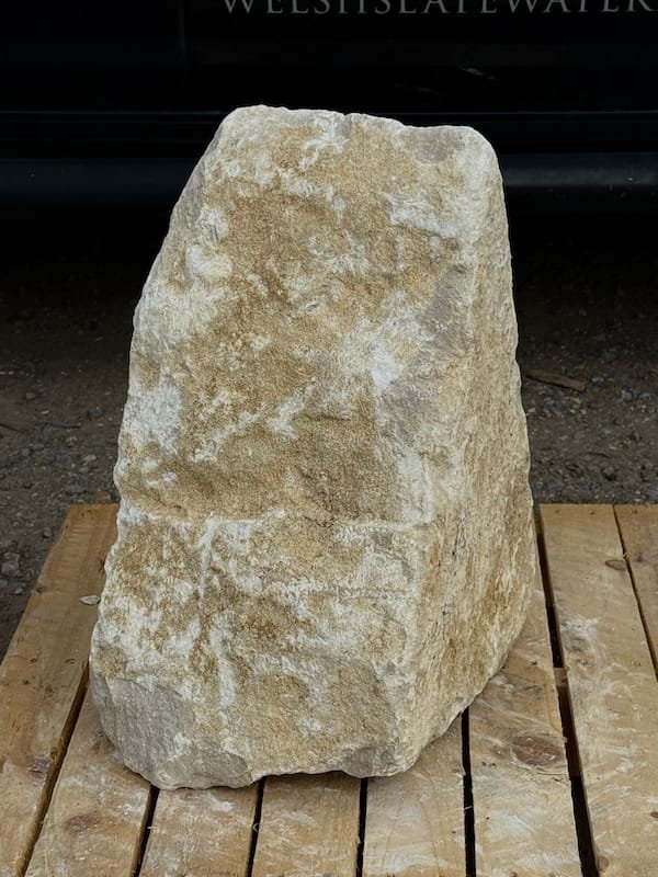 Purbeck Stone Boulder SB252 | Welsh Slate Water Features 03 Purbeck Stone Boulder SB252 | Welsh Slate Water Features 03