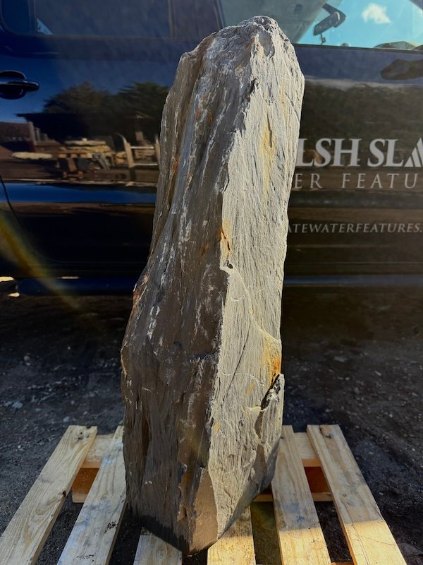 Slate Monolith SM214 Standing Stone | Welsh Slate Water Features 03 Slate Monolith SM214 Standing Stone | Welsh Slate Water Features 03